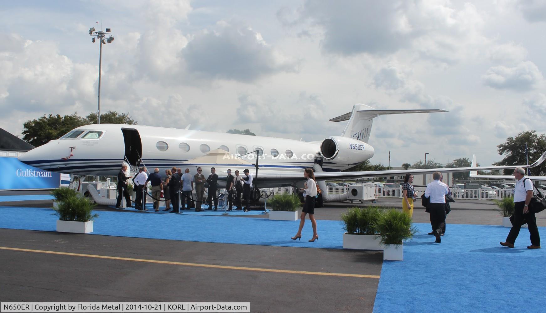 N650ER, 2014 Gulfstream Aerospace G650 (G-VI) C/N 6084, NBAA 2014