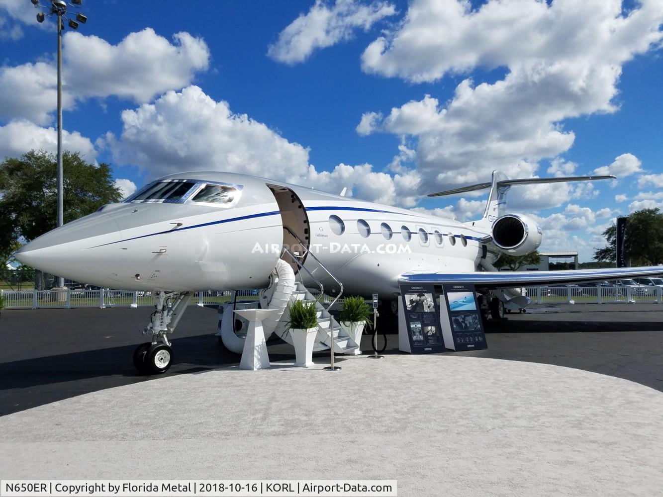 N650ER, 2017 Gulfstream G-VI (G650ER) C/N 6306, NBAA 2018