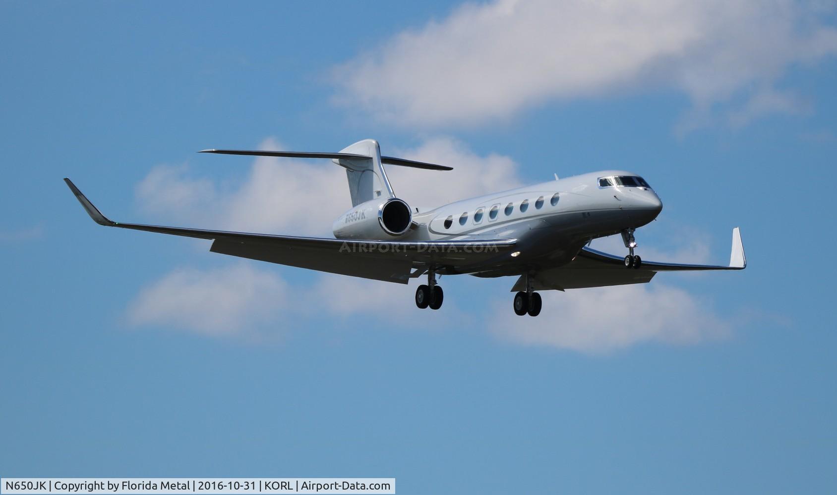 N650JK, 2013 Gulfstream Aerospace G650 (G-VI) C/N 6046, NBAA 2016