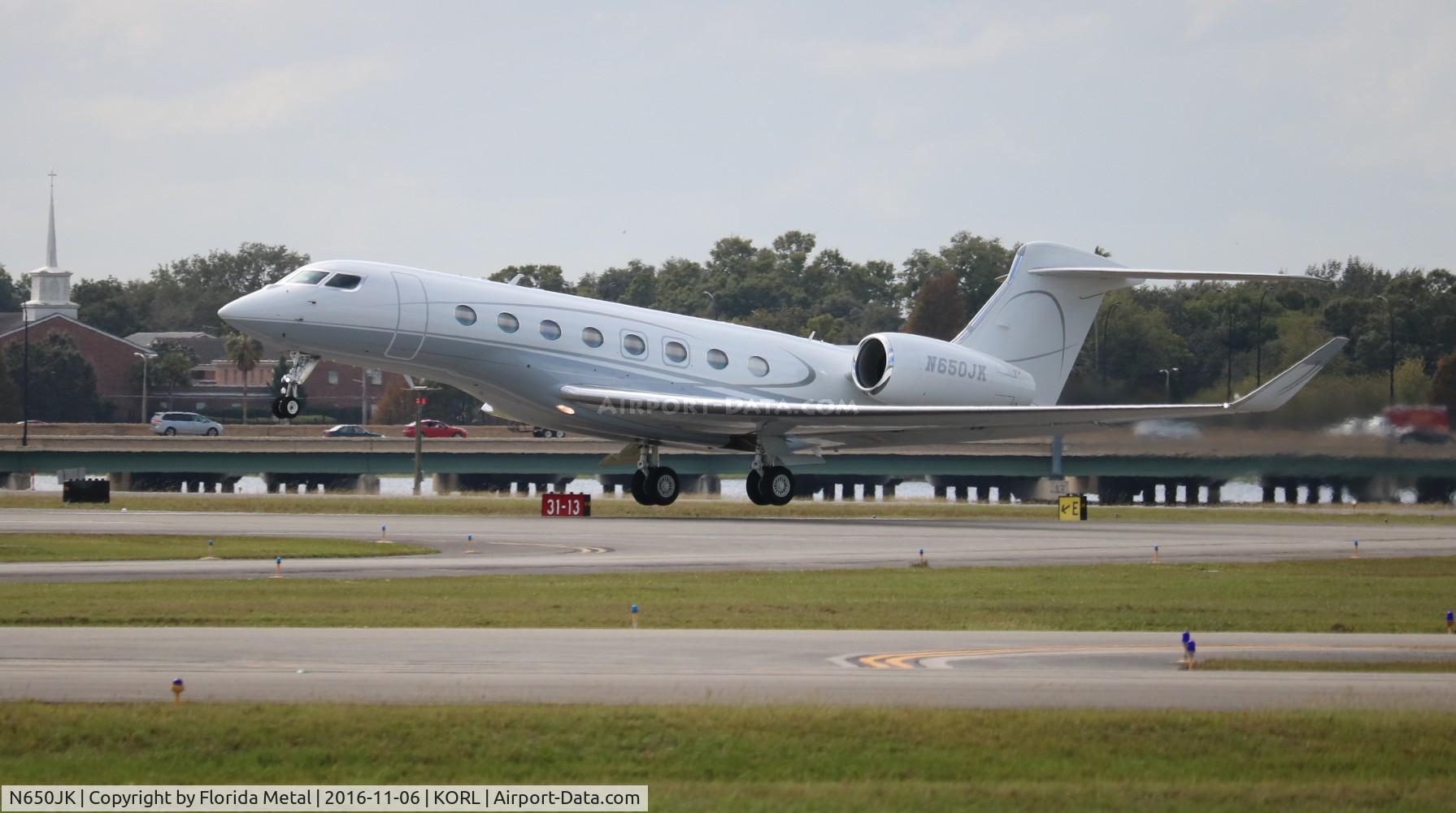 N650JK, 2013 Gulfstream Aerospace G650 (G-VI) C/N 6046, NBAA 2016