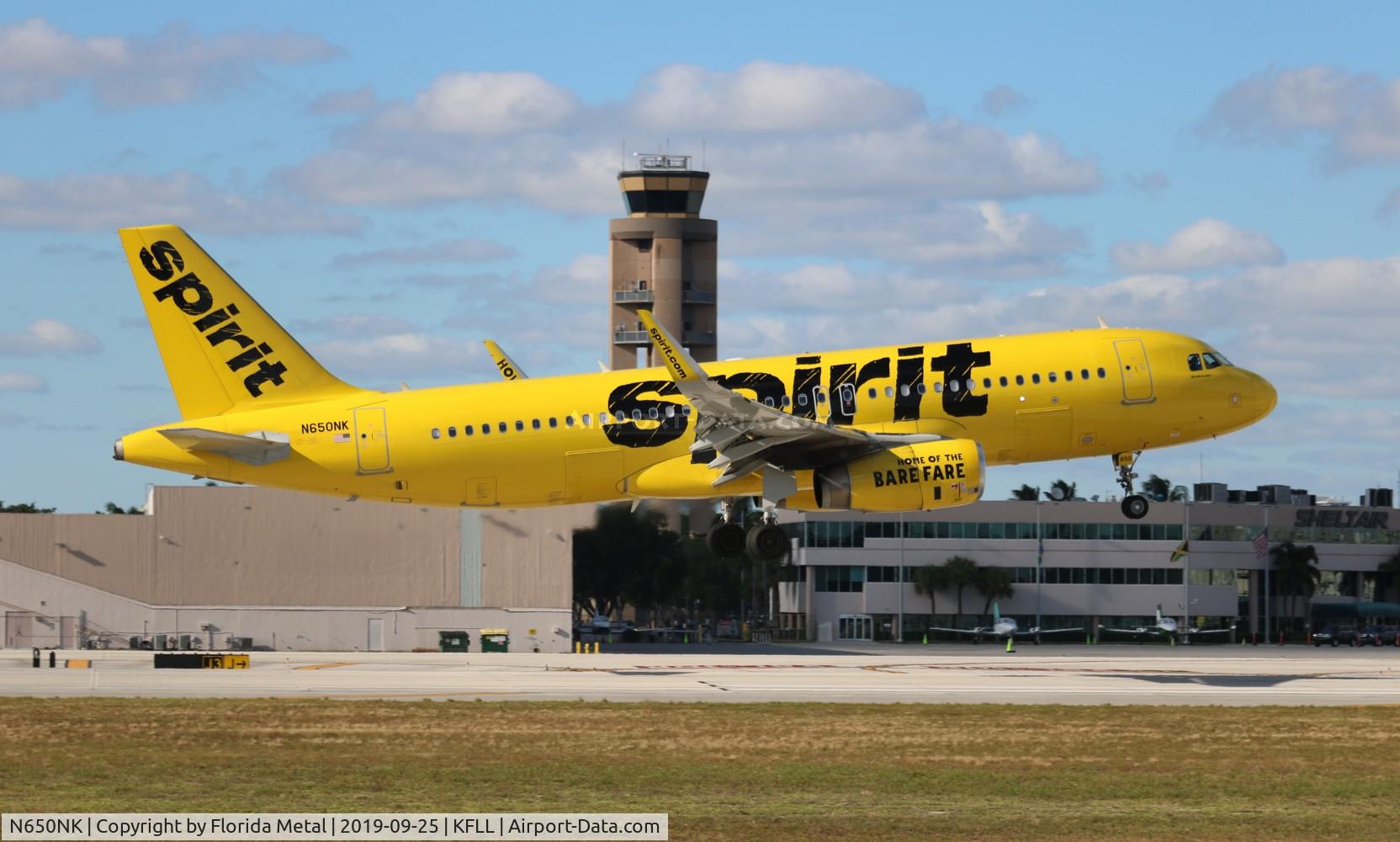 N650NK, 2017 Airbus A320-232 C/N 7724, FLL 2019