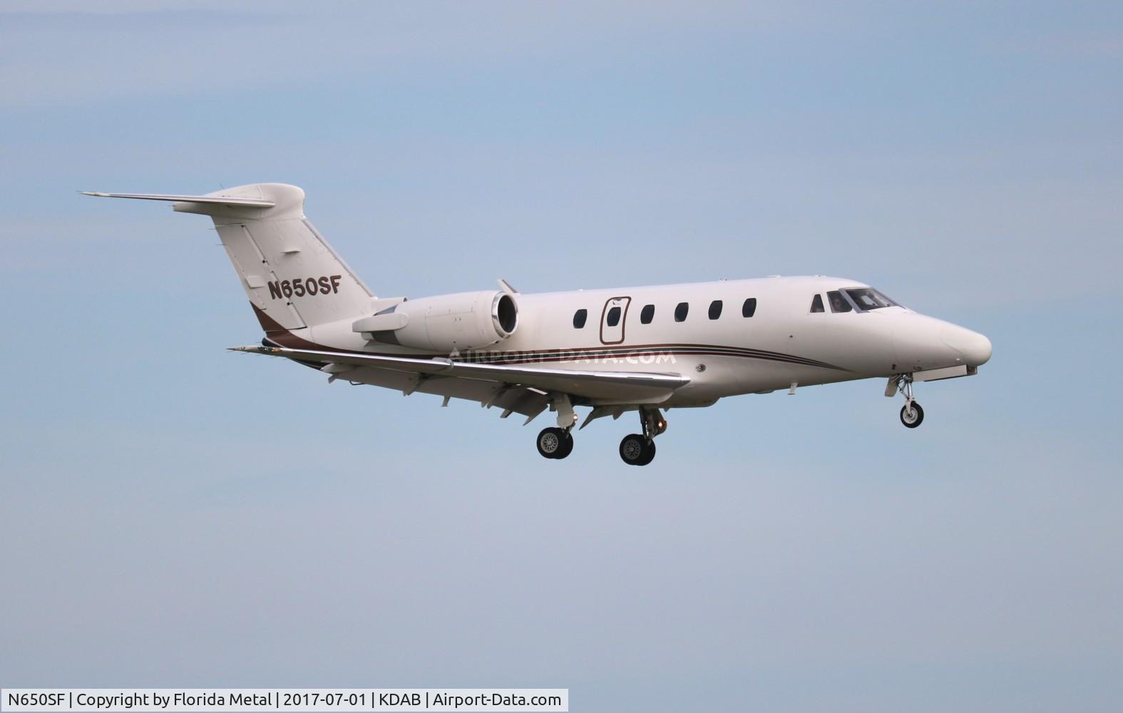 N650SF, 1984 Cessna 650 Citation III C/N 650-0034, DAB 2017