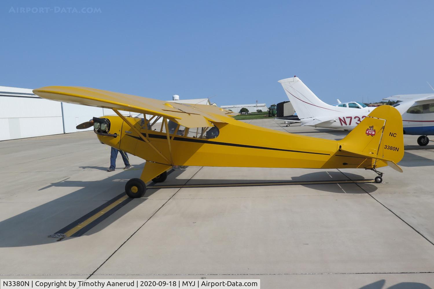 N3380N, 1946 Piper J3C-65 Cub Cub C/N 22580, 1946 Piper J3C-65 Cub, c/n: 22580