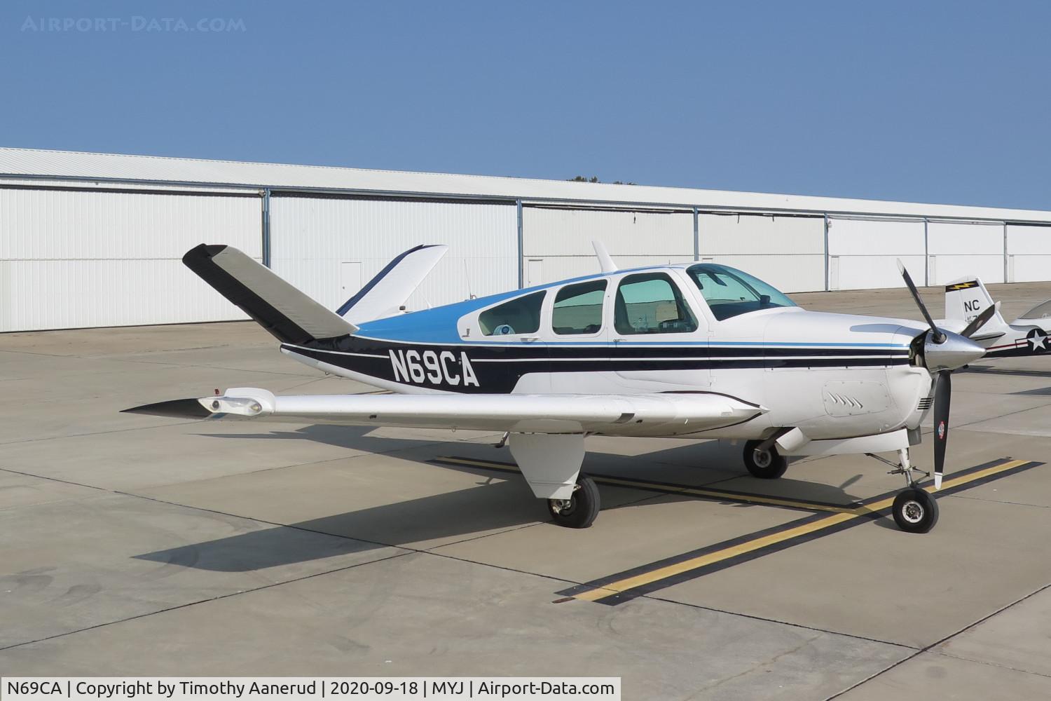 N69CA, 1954 Beech E35 C/N D-3754, 1954 Beech E35, c/n: D-3754