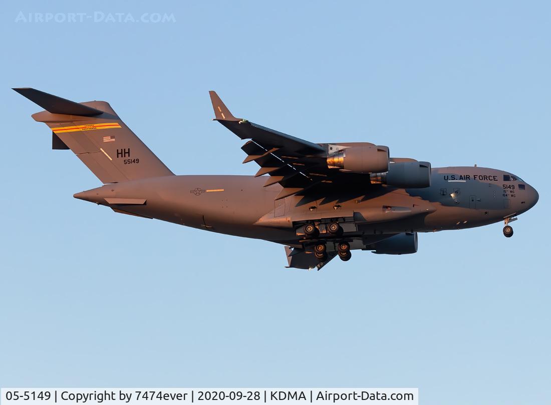 05-5149, 2005 Boeing C-17A Globemaster III C/N P-149, RCH141