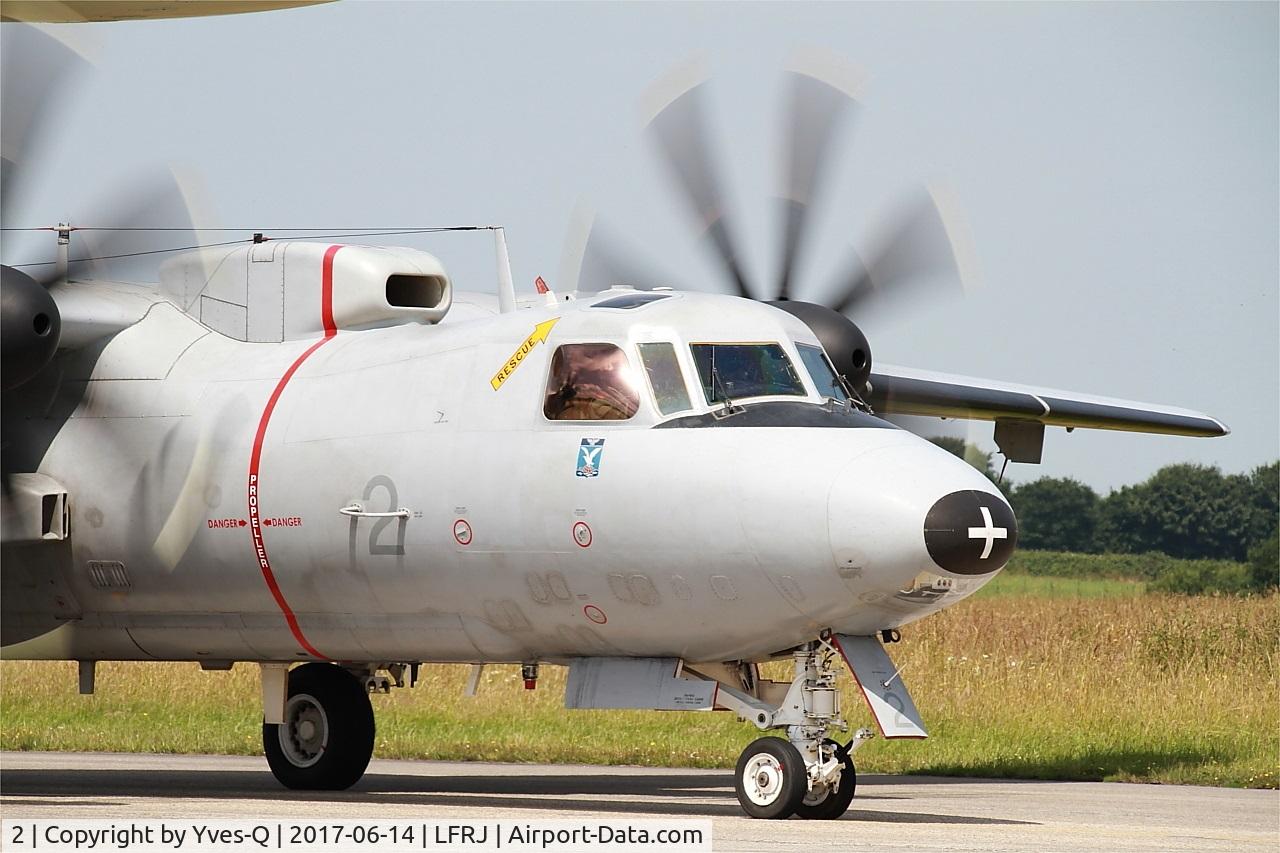 2, Grumman E-2C Hawkeye 2000 (G-123) C/N FR-2, Grumman E-2C Hawkeye, Taxiing to flight line, Landivisiau Naval Air Base (LFRJ) Tiger Meet 2017