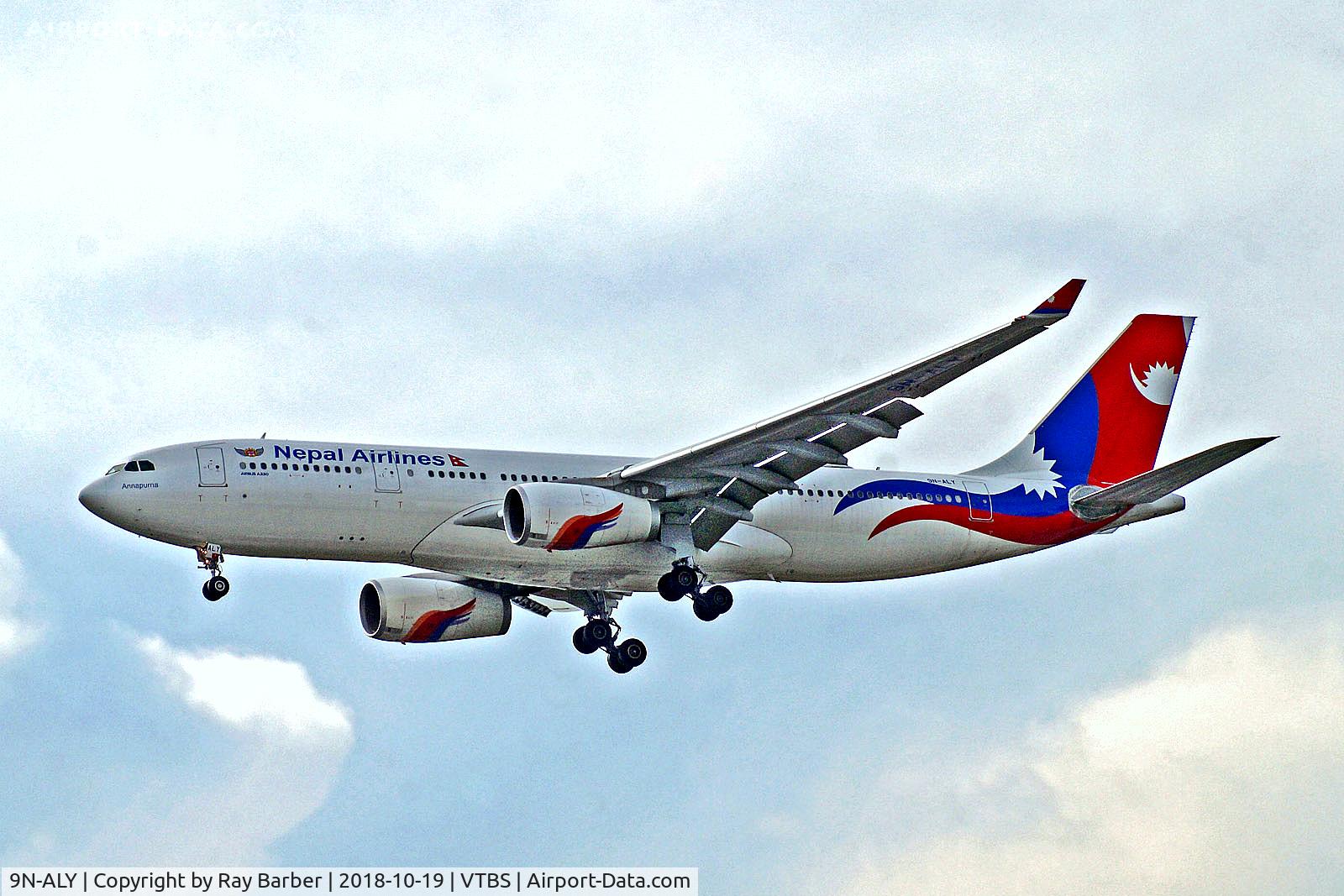 9N-ALY, 2018 Airbus A330-243 C/N 1872, 9N-ALY   Airbus A330-243 [1872] (Nepal Airlines) Bangkok Suvarnabhumi Int'l~HS 19/10/2018