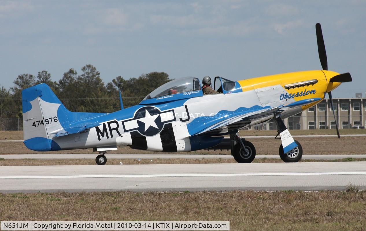 N651JM, 1944 North American/aero Classics P-51D C/N 44-74976, TICO 2010