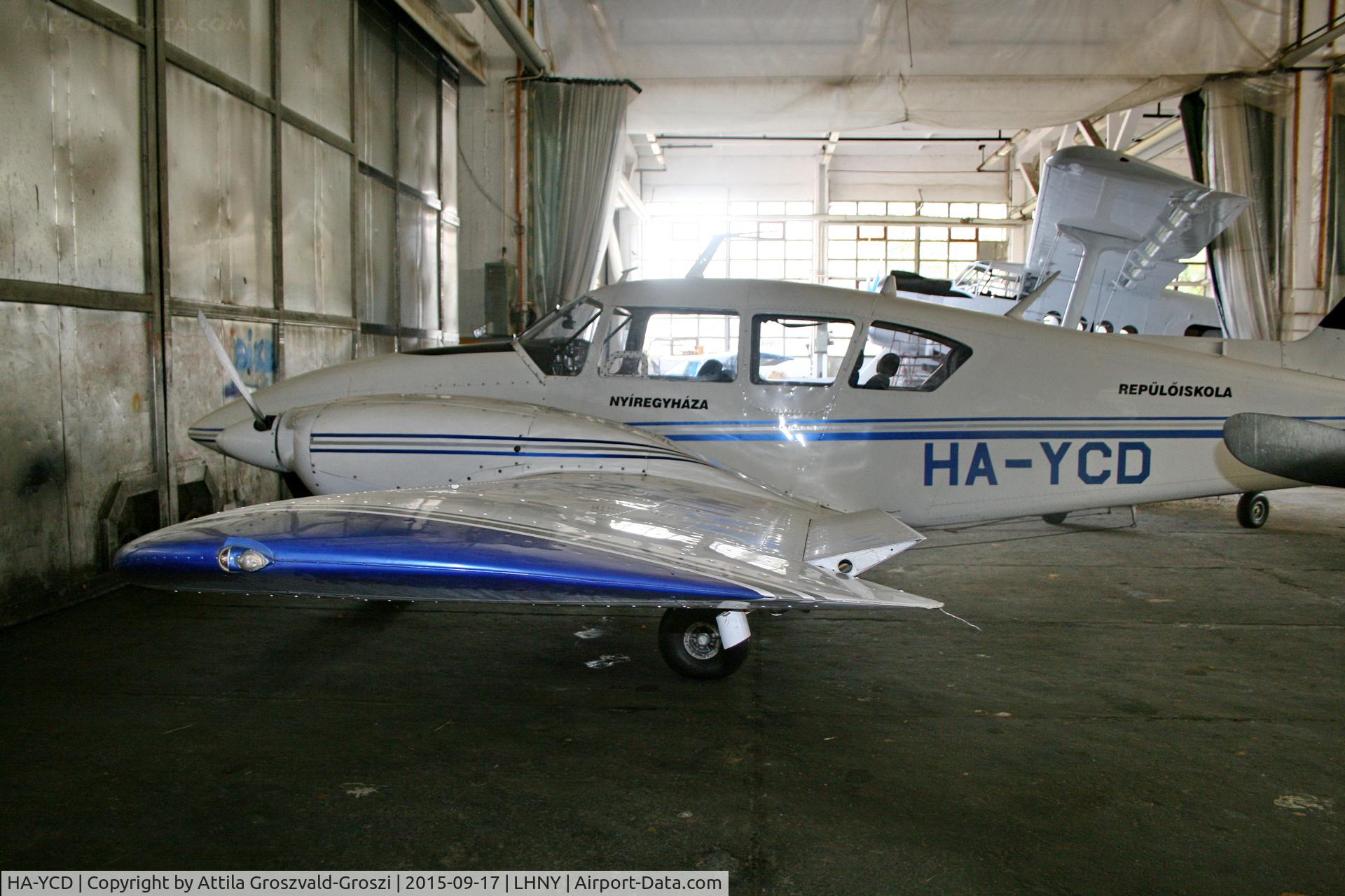 HA-YCD, 1971 Piper PA-23-250 Aztec E C/N 27-4700, LHNY - Nyíregyháza Airport, Hungary