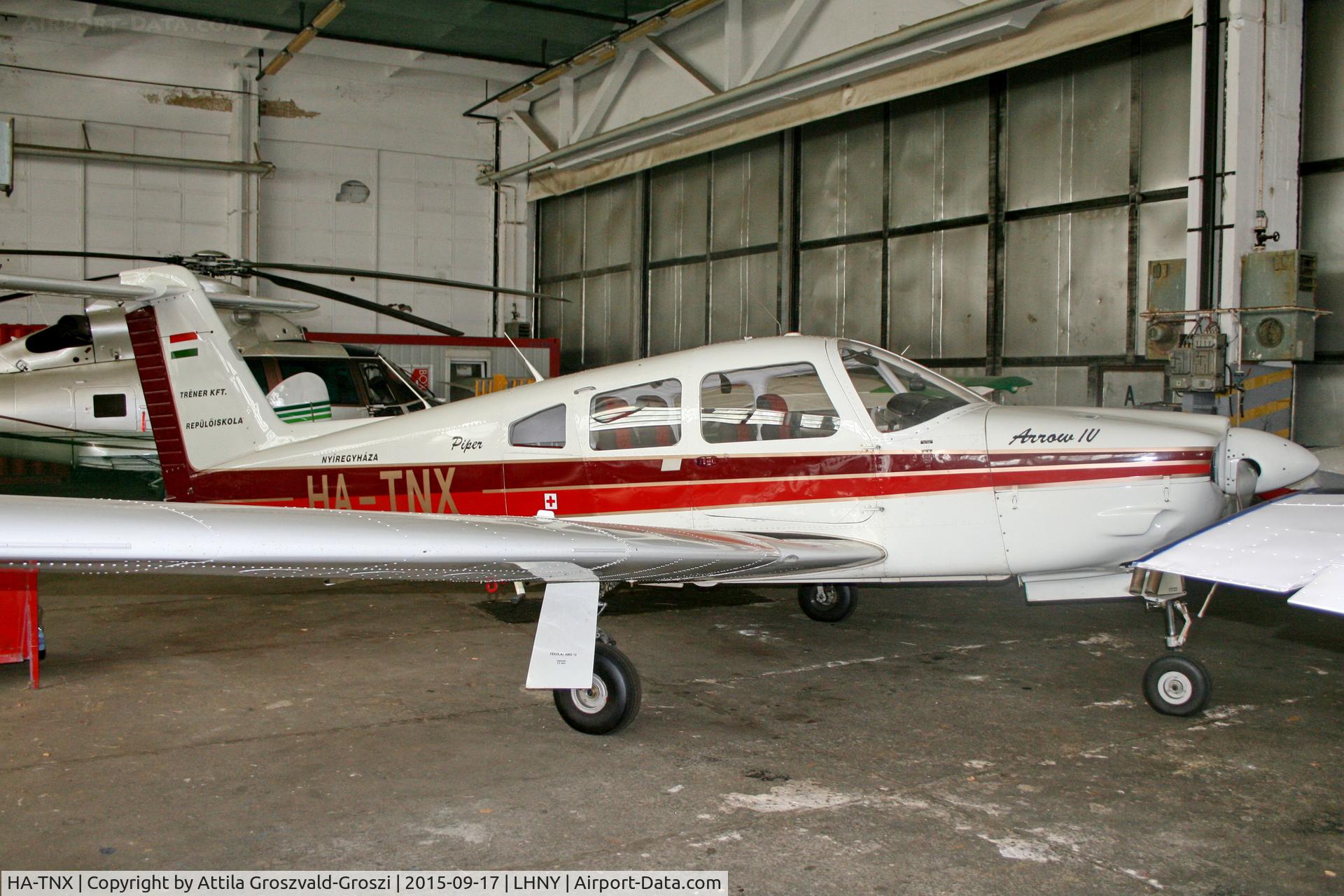 HA-TNX, Piper PA-28RT-201 Arrow IV C/N 28R-8018094, LHNY - Nyíregyháza Airport, Hungary