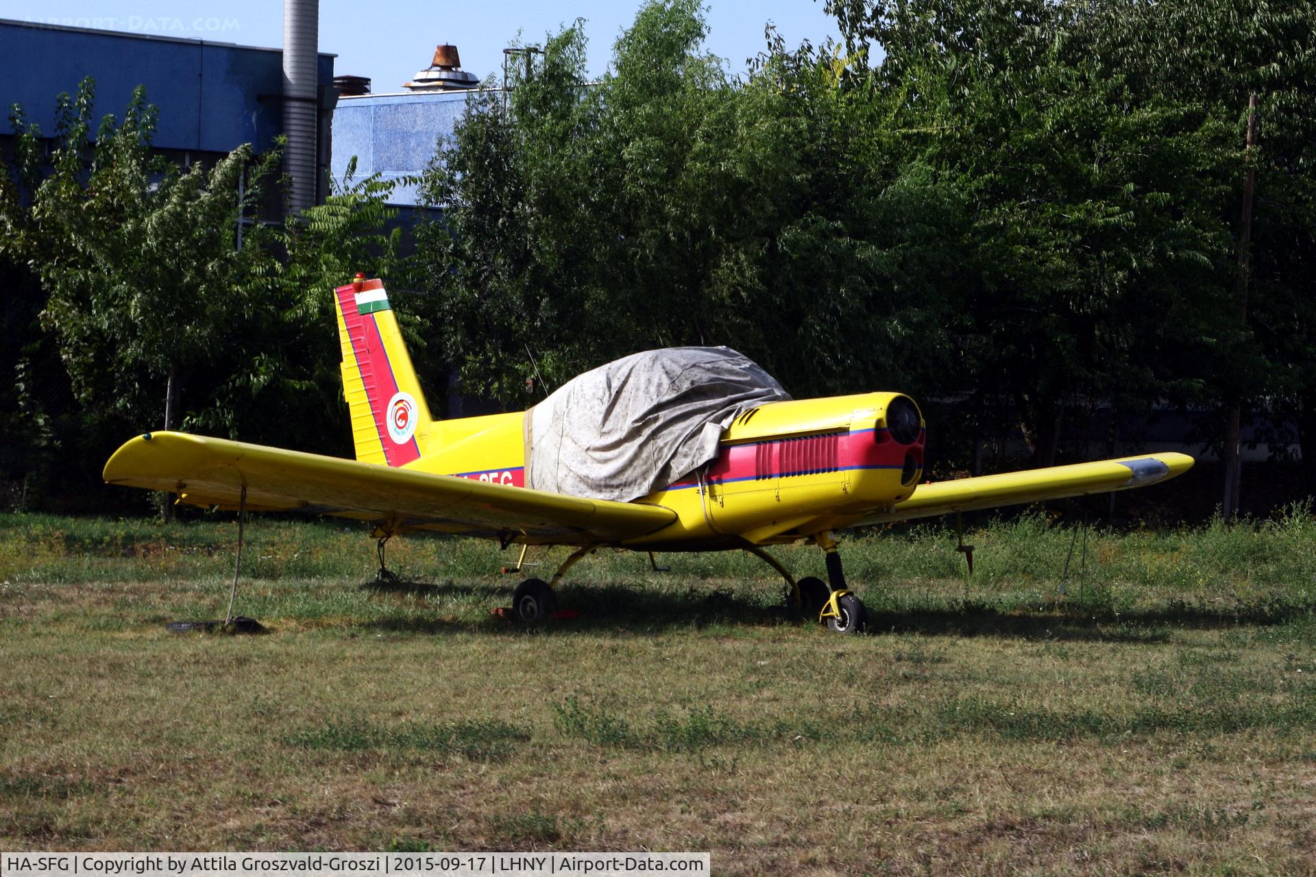 HA-SFG, 1979 Zlin Z-42M C/N 0180/06, LHNY - Nyíregyháza Airport, Hungary