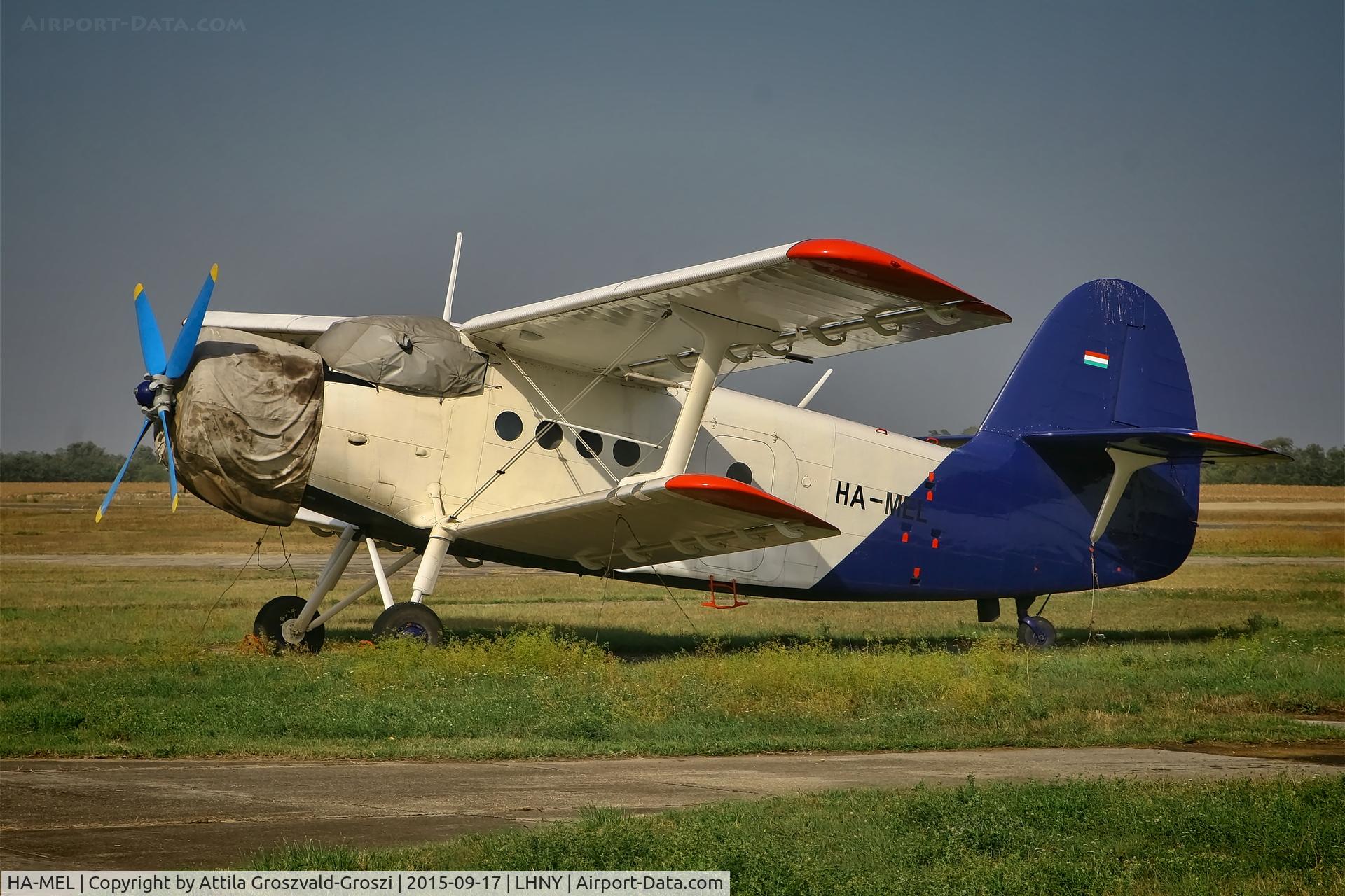 HA-MEL, 1980 PZL-Mielec An-2R C/N 1G190-21, LHNY - Nyíregyháza Airport, Hungary