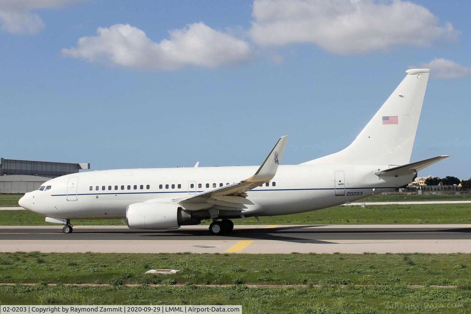 02-0203, 2002 Boeing C-40C Clipper (737-7BC BBJ) C/N 33434, Boeing C-40C Clipper 02-0203 Umited States Air Force