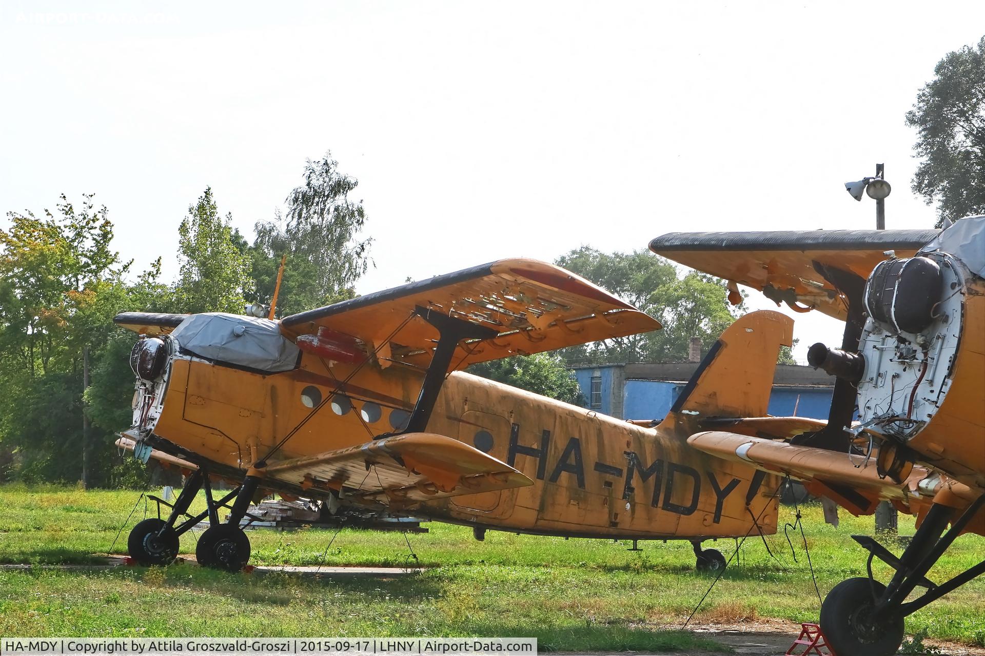 HA-MDY, 1979 PZL-Mielec An-2R C/N 1G186-06, LHNY - Nyíregyháza Airport, Hungary