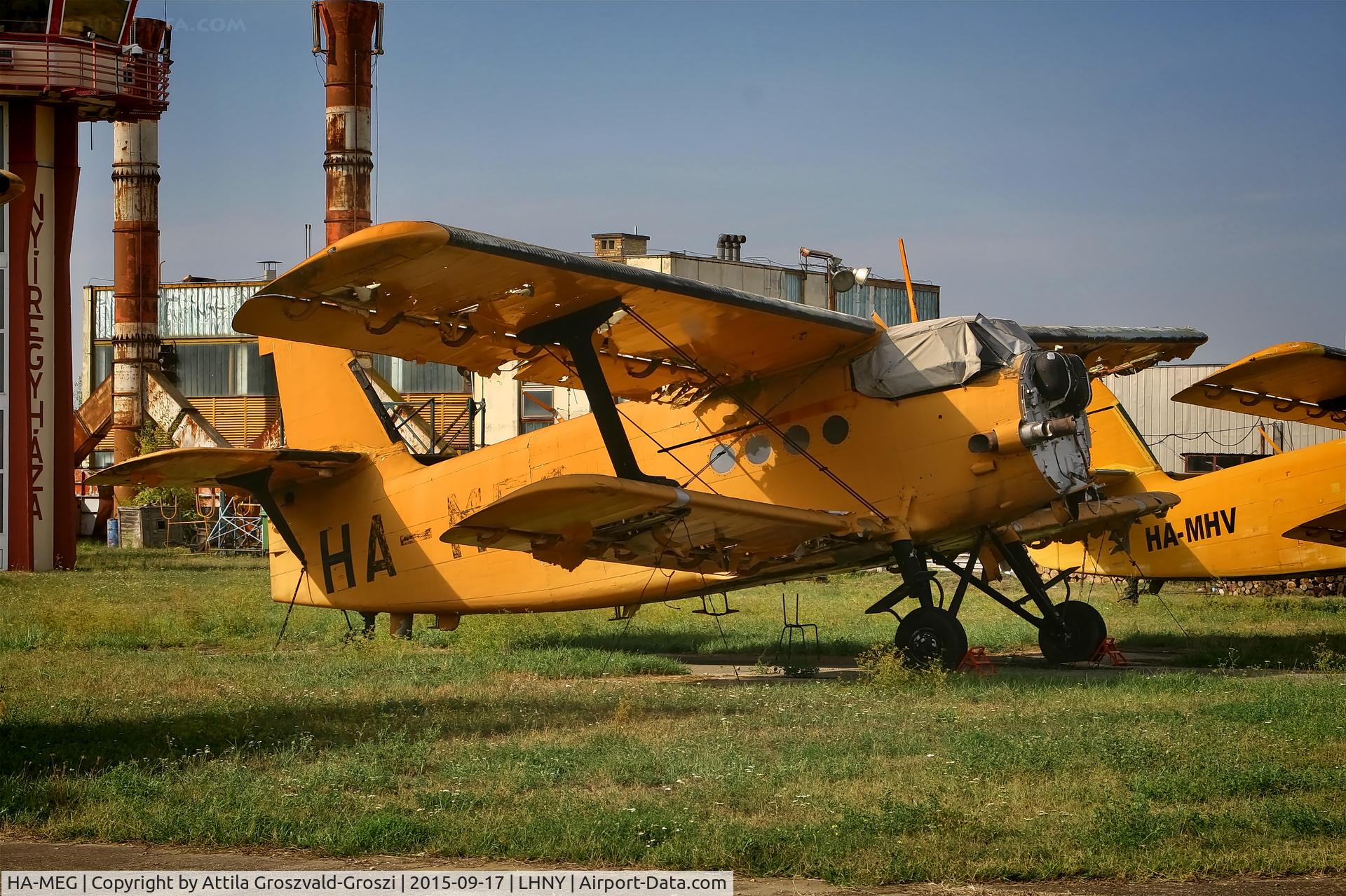 HA-MEG, 1980 PZL-Mielec An-2R C/N 1G187-31, LHNY - Nyíregyháza Airport, Hungary