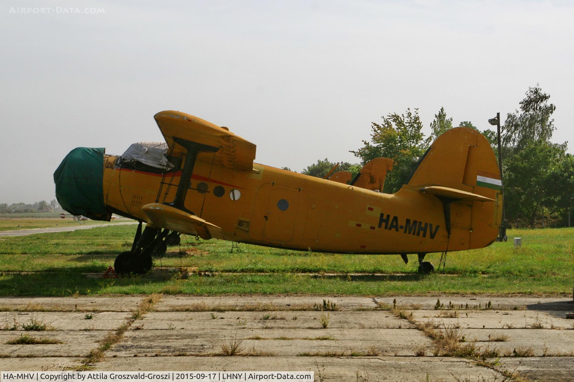 HA-MHV, 1973 PZL-Mielec An-2R C/N 1G154-05, LHNY - Nyíregyháza Airport, Hungary