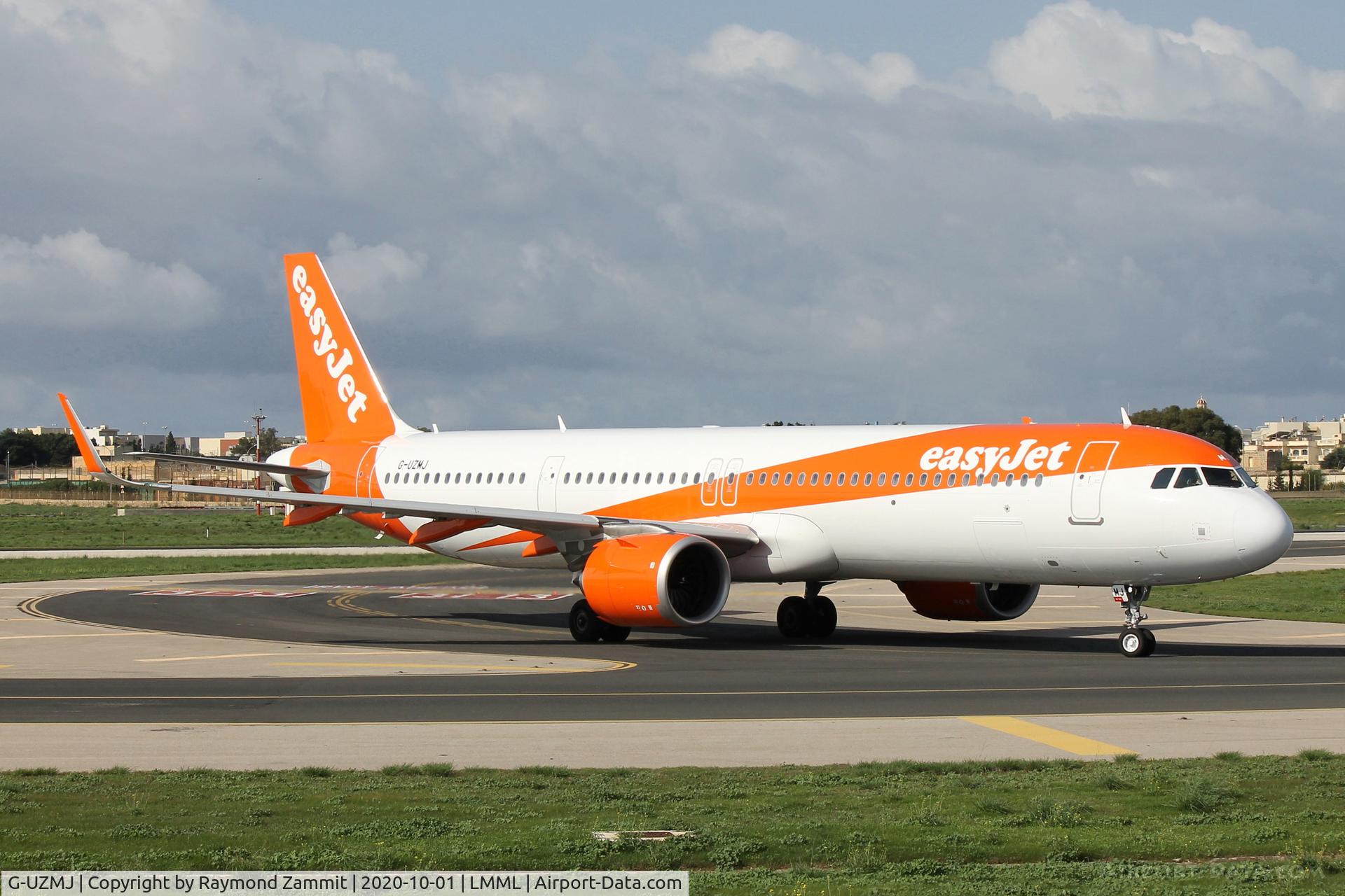 G-UZMJ, 2020 Airbus A321-251NX C/N 9468, A321Neo G-UZMJ Easyjet