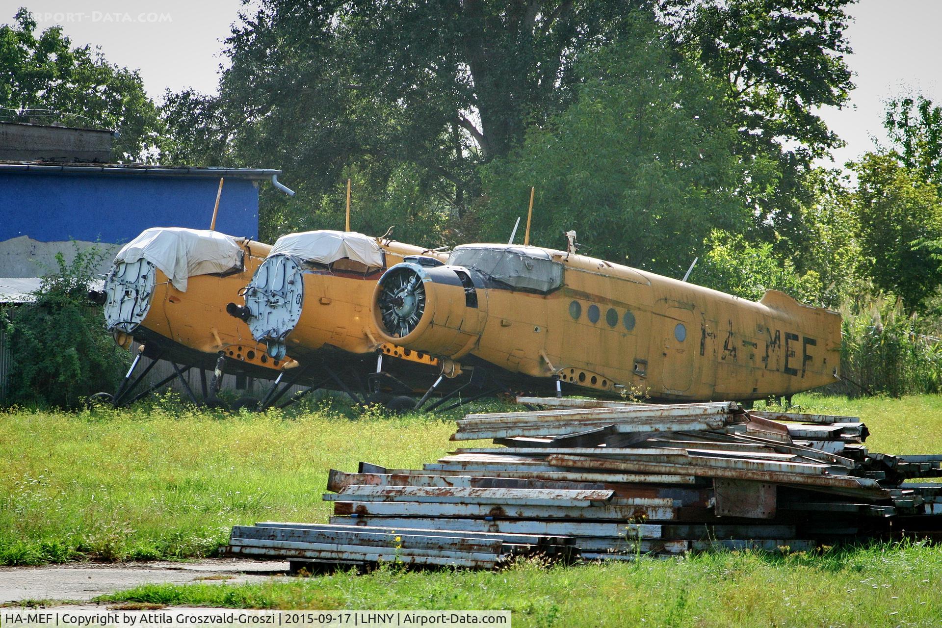 HA-MEF, 1980 PZL-Mielec An-2R C/N 1G187-30, LHNY - Nyíregyháza Airport, Hungary