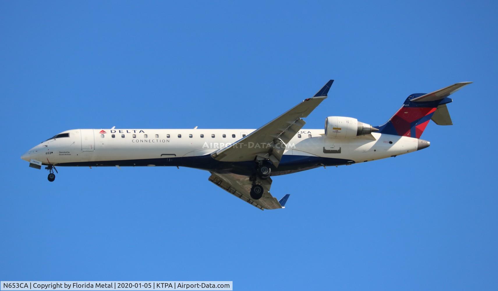 N653CA, 2003 Bombardier CRJ-700 (CL-600-2C10) Regional Jet C/N 10129, TPA 2020