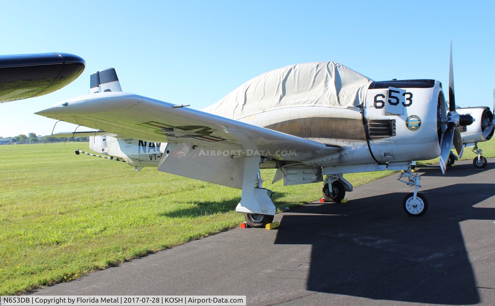 N653DB, 1957 North American T-28C Trojan Trojan C/N 226-230, OSH 2017