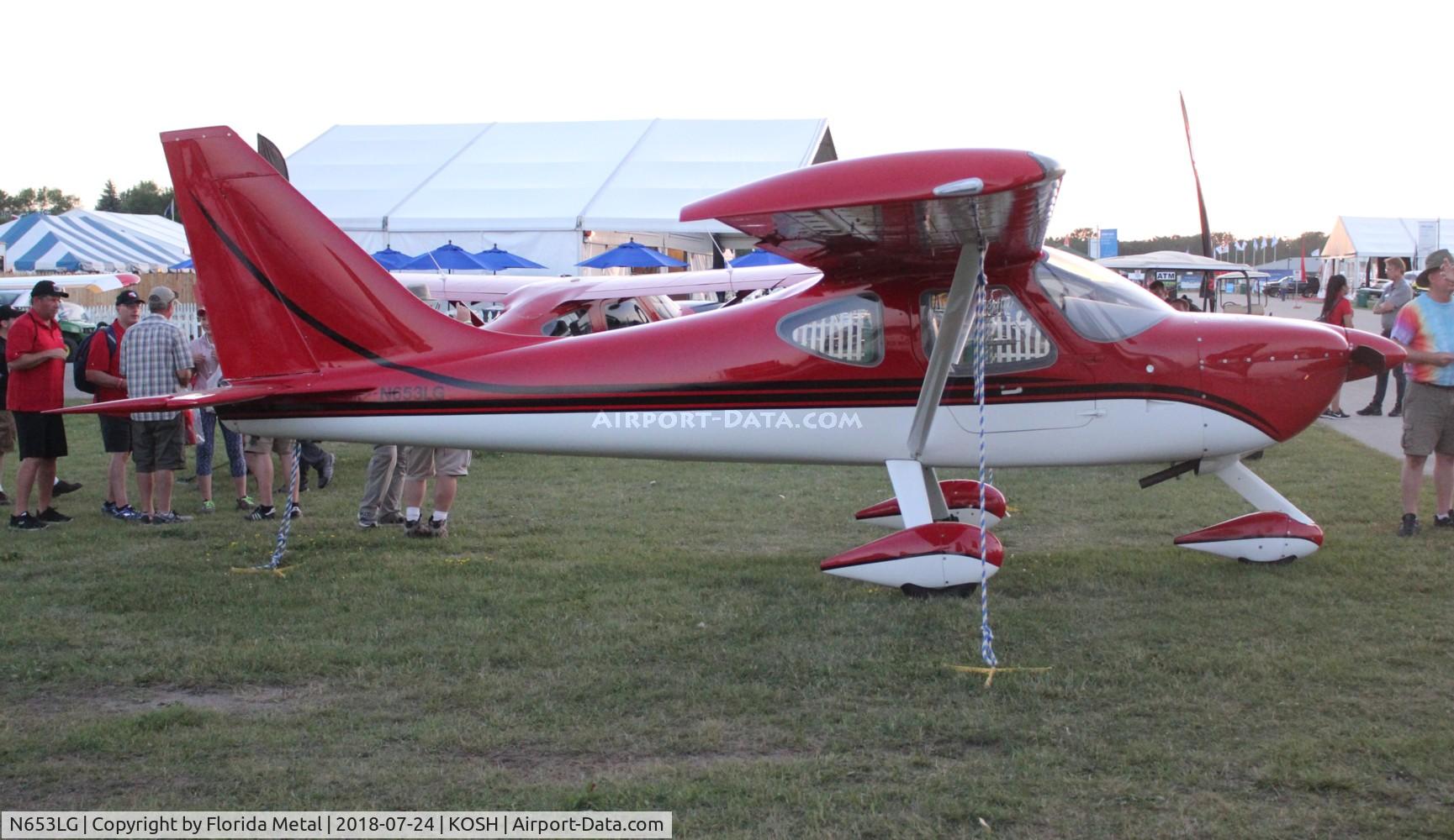 N653LG, 2016 Glasair GS-2 Sportsman C/N 7439, OSH 2018