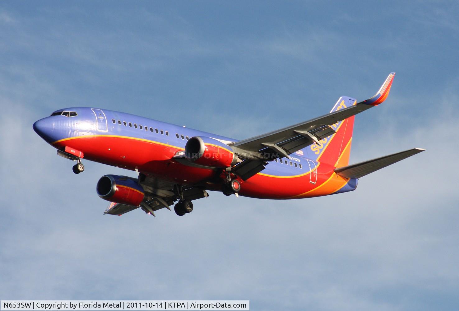 N653SW, 1997 Boeing 737-3H4 C/N 28398, TPA 2011