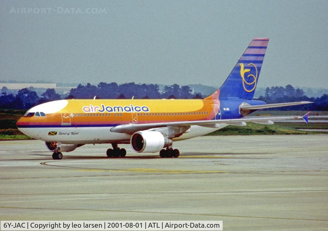6Y-JAC, 1993 Airbus A310-324 C/N 678, Atlanta  17.8.2001