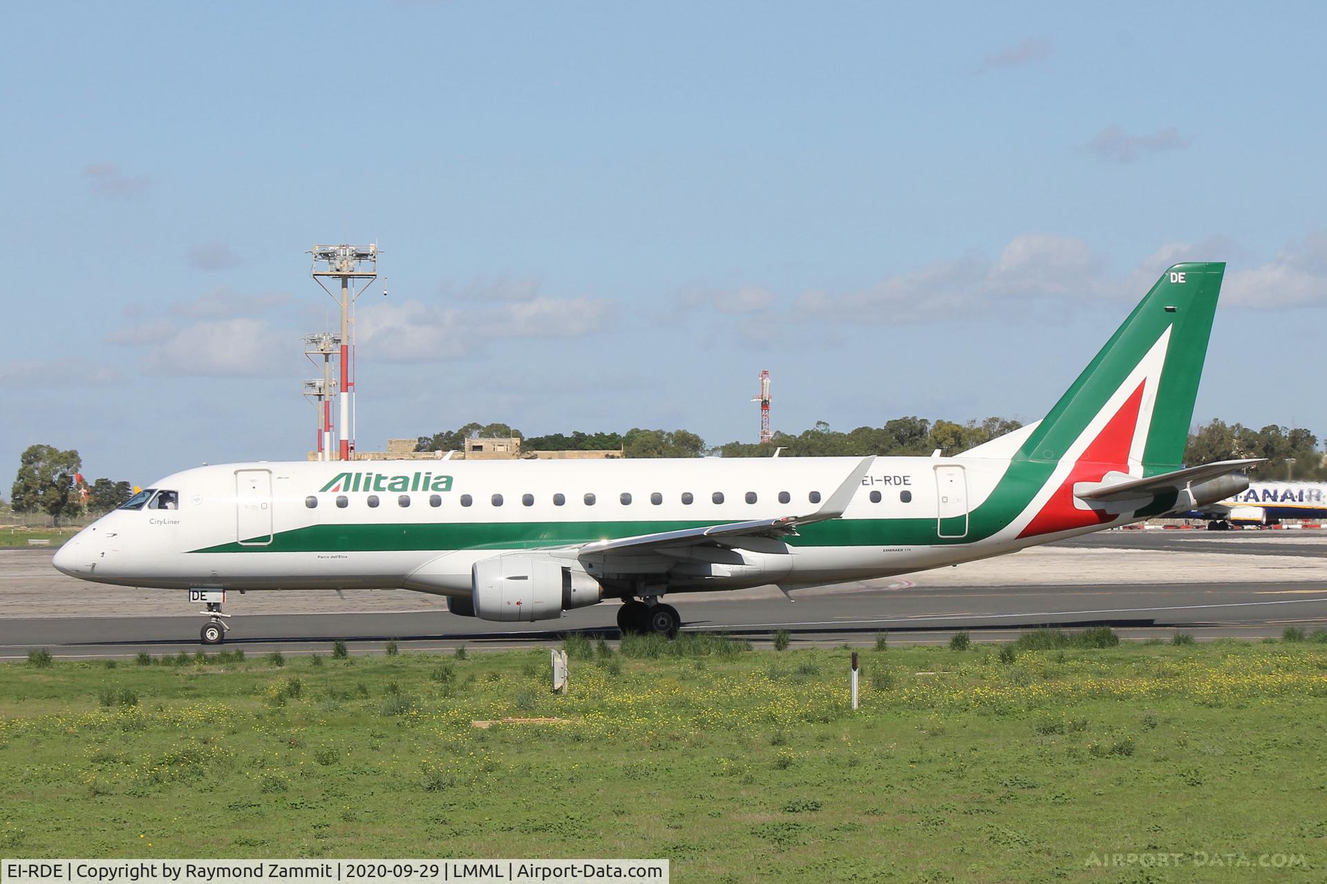 EI-RDE, 2012 Embraer 175LR (ERJ-170-200LR) C/N 17000335, Embraer 175LR EI-RDE Alitalia