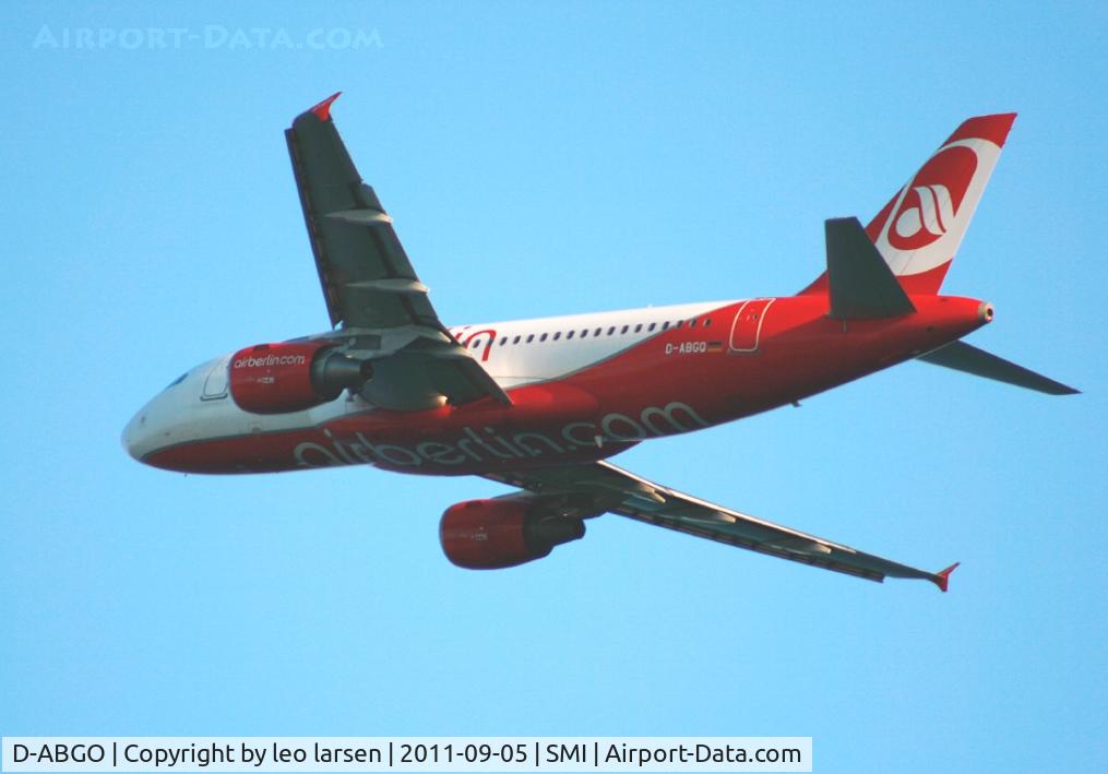 D-ABGO, 2008 Airbus A319-112 C/N 3689, Samos 5.9.2011