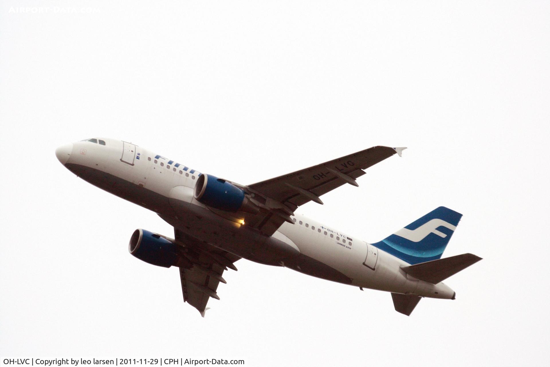 OH-LVC, 2000 Airbus A319-112 C/N 1309, Copenhagen 29.11.2011