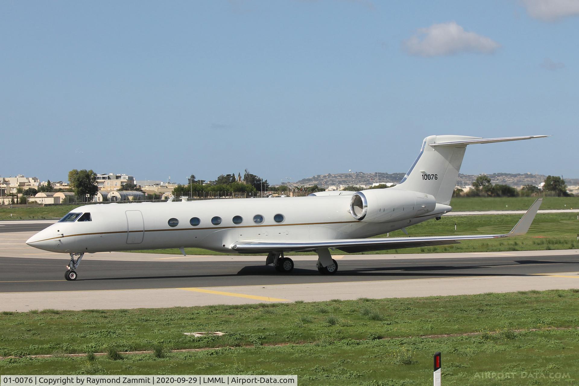 01-0076, 2001 Gulfstream Aerospace C-37A (G-V) C/N 645, Gulfsteam C-37A 01-0076 United States Air Force