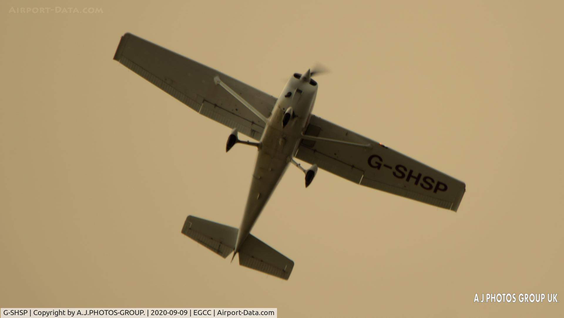 G-SHSP, 1999 Cessna 172S C/N 172S8079, was opp round near man egcc uk on photo work.