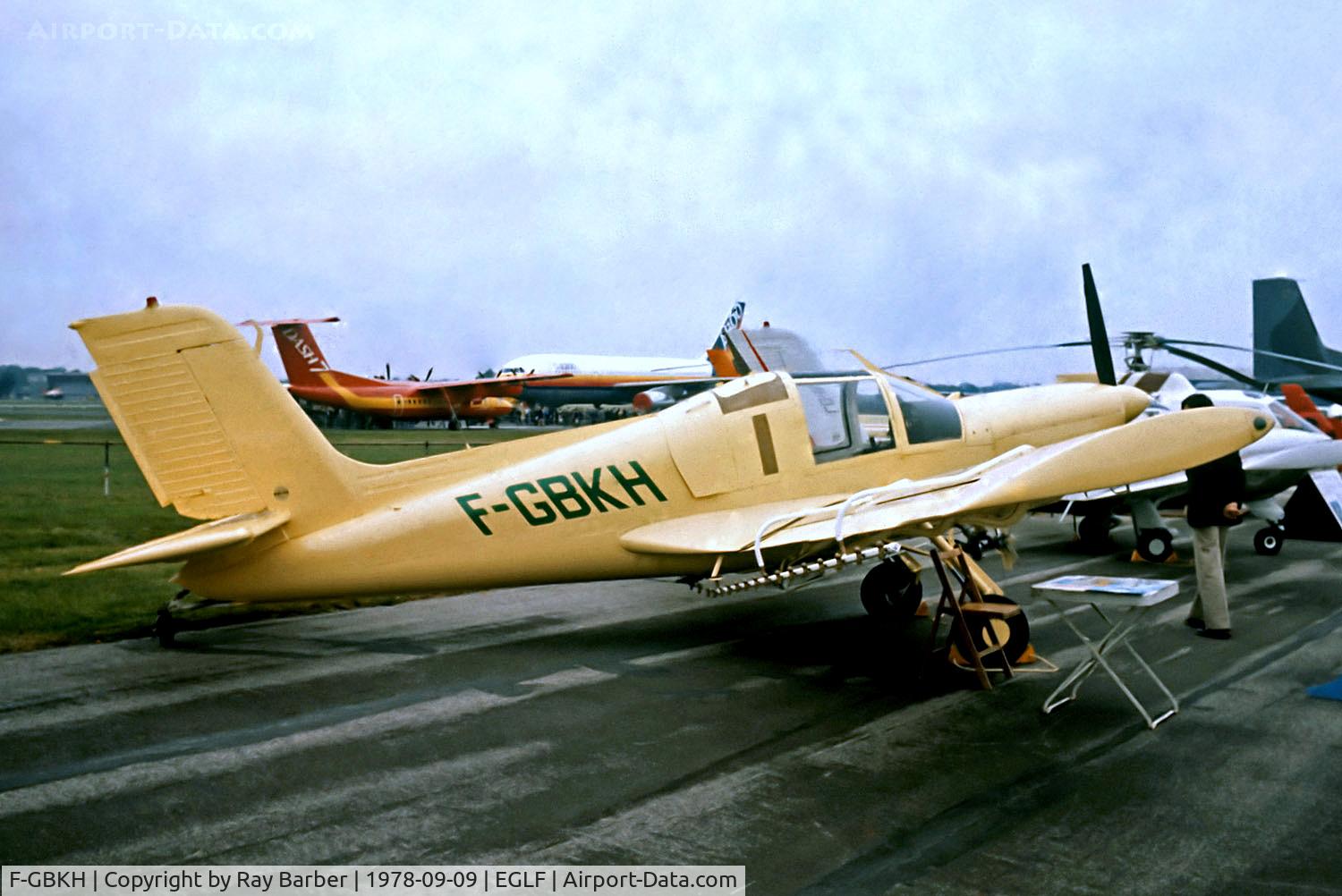 F-GBKH, Socata Rallye 235CA Gaucho C/N 13073, F-GBKH   Socata Rallye 235CA Gaucho [13073] (SOCATA) Farnborough~G  09/09/1978