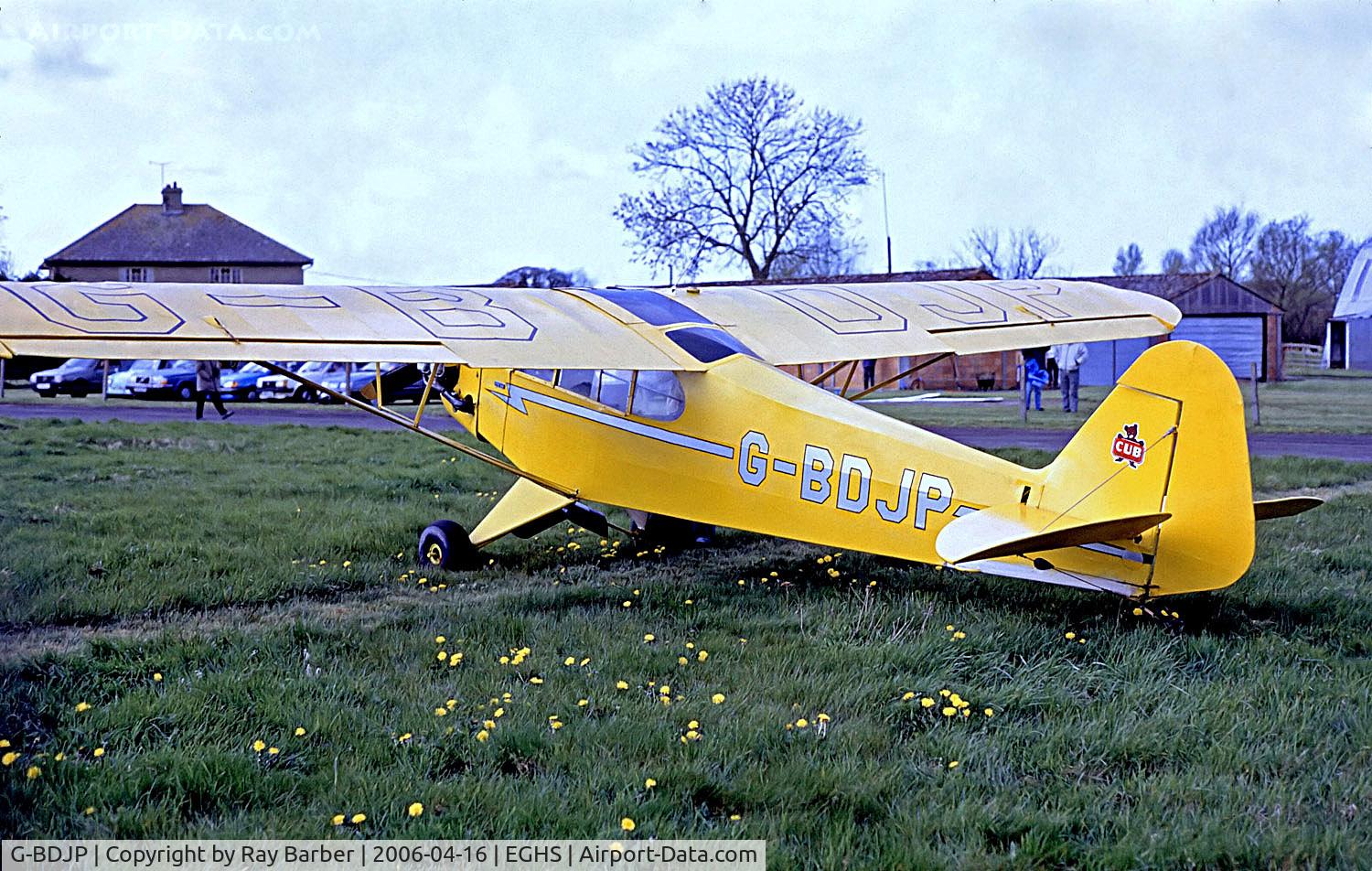 G-BDJP, 1947 Piper J3C-65 Cub Cub C/N 22992, G-BDJP   Piper J/3C-90 Cub [22992] Henstridge~G 16/04/2006