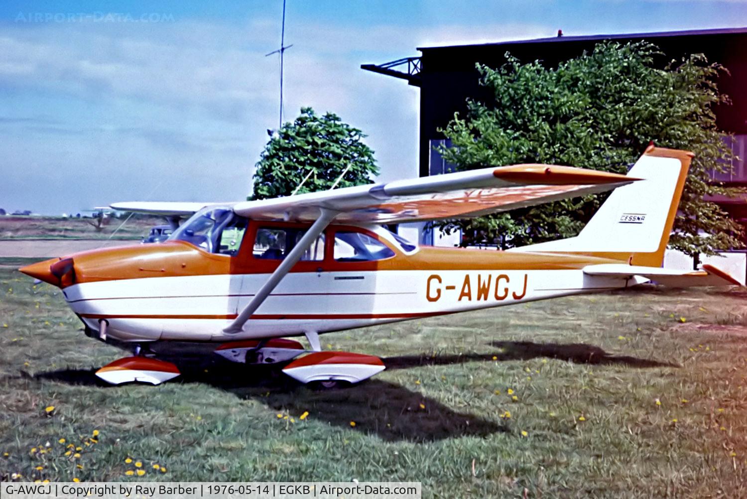 G-AWGJ, 1968 Reims F172H Skyhawk C/N 0531, G-AWGJ   R/Cessna  F.172H Skyhawk [0531] Biggin Hill~G 14/05/1976