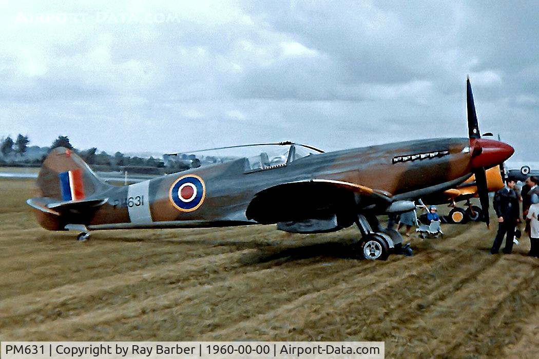 PM631, 1945 Supermarine 389 Spitfire PR.XIX C/N 6S/683528, PM631   Supermarine Spitfire PR.XIX [6S/683528] (Royal Air Force) (Place & Date unknown)~G @ 1960's