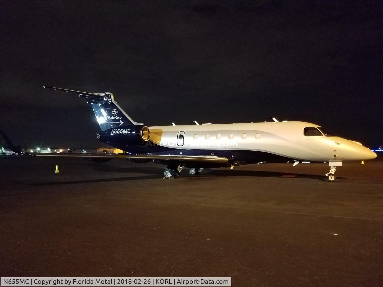 N655MC, 2016 Embraer EMB-550 Legacy 500 C/N 55000050, ORL 2018