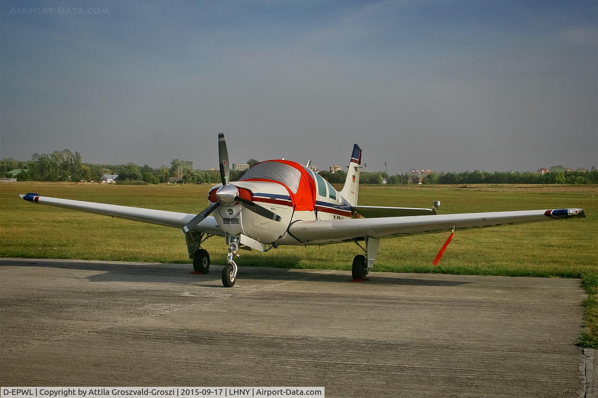 D-EPWL, Beech F33A Bonanza C/N CE1587, LHNY - Nyíregyháza Airport, Hungary