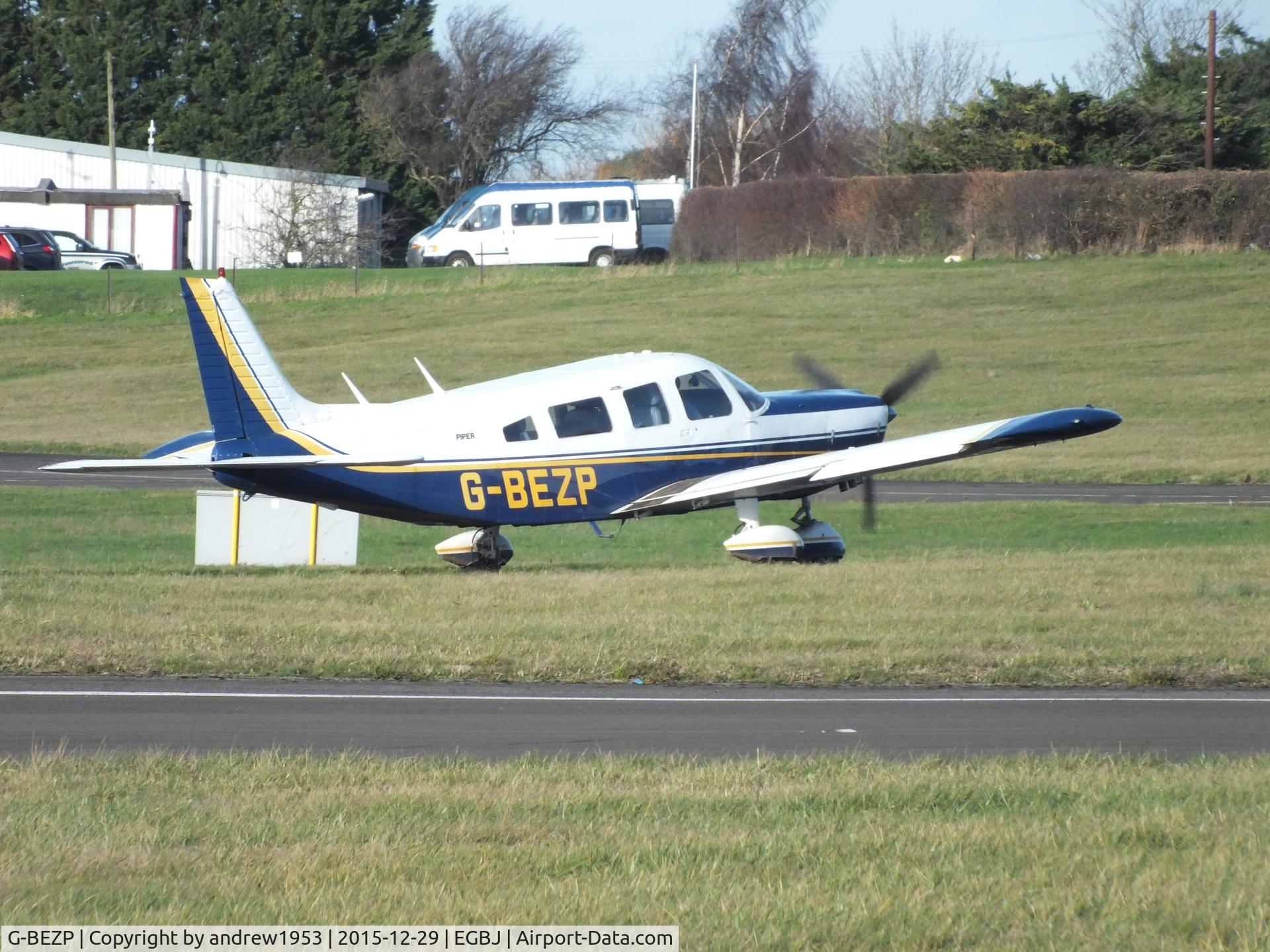 G-BEZP, 1977 Piper PA-32-300 Cherokee Six Cherokee Six C/N 32-7740087, G-BEZP at Gloucestershire Airport.
