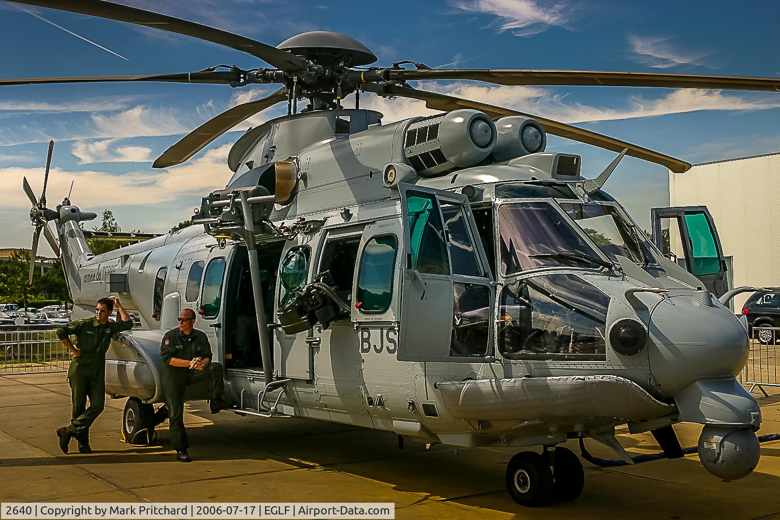 2640, Eurocopter EC-725AP Cougar C/N 2640, Farnborough Airshow 2006
