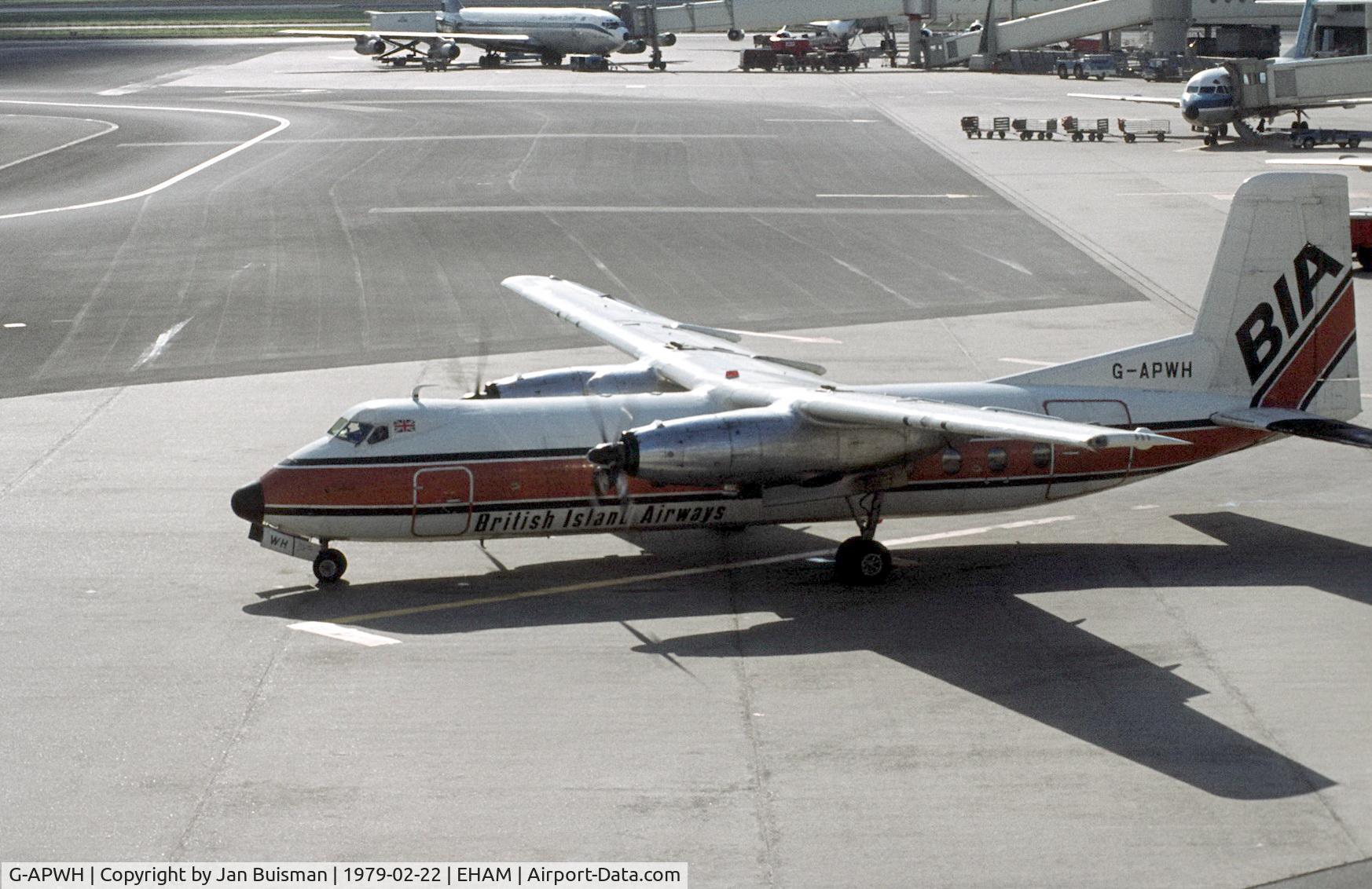 G-APWH, 1962 Handley Page HPR-7 Herald 201 C/N 156, British Island Airways