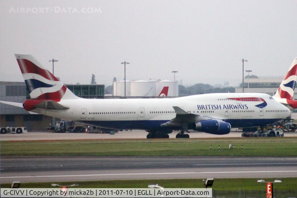 G-CIVV, 1998 Boeing 747-436 C/N 25819, Parked