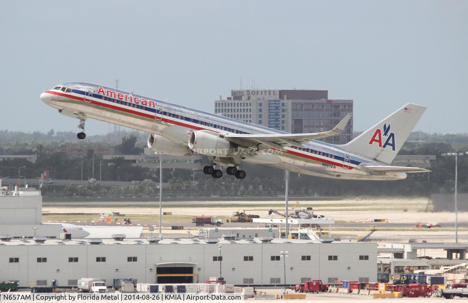 N657AM, 1991 Boeing 757-223 C/N 24615, MIA 2014