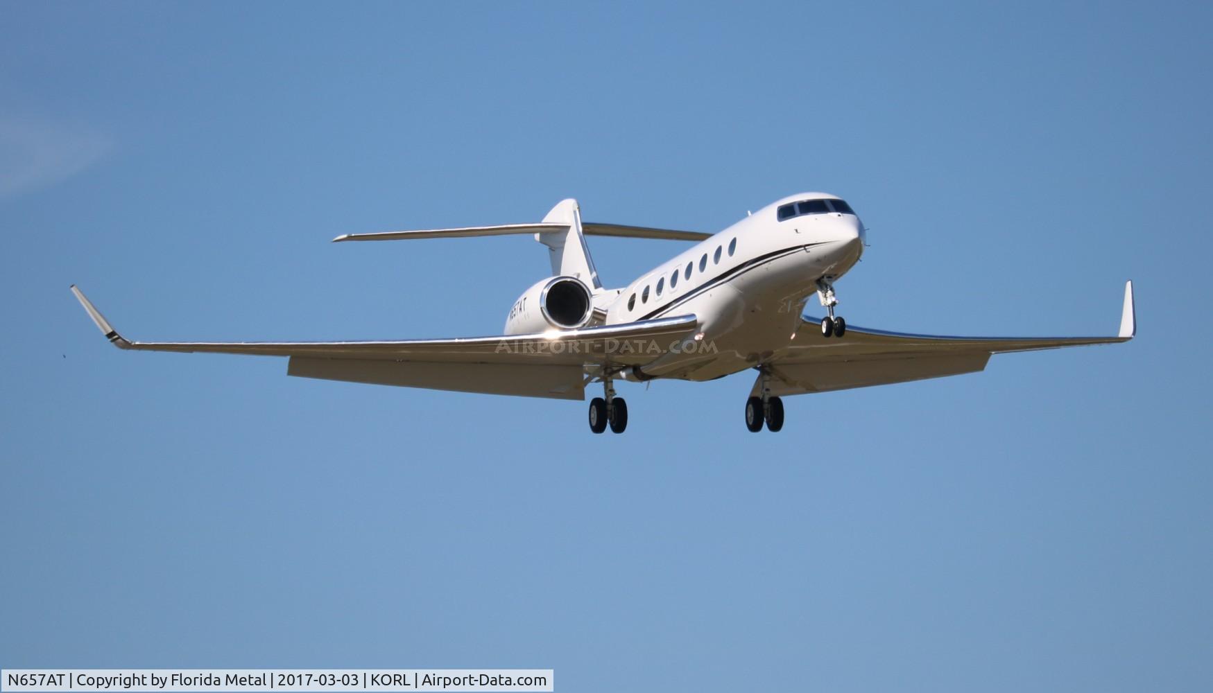 N657AT, 2013 Gulfstream G-VI (G650ER) C/N 6041, ORL 2017