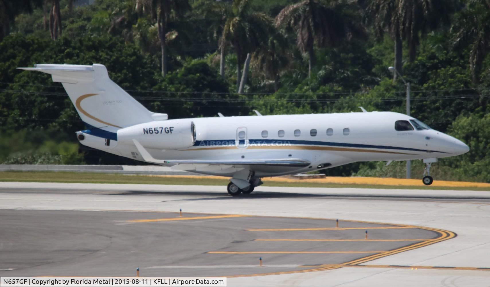 N657GF, 2015 Embraer EMB-550 Legacy 500 C/N 55000011, FLL 2015