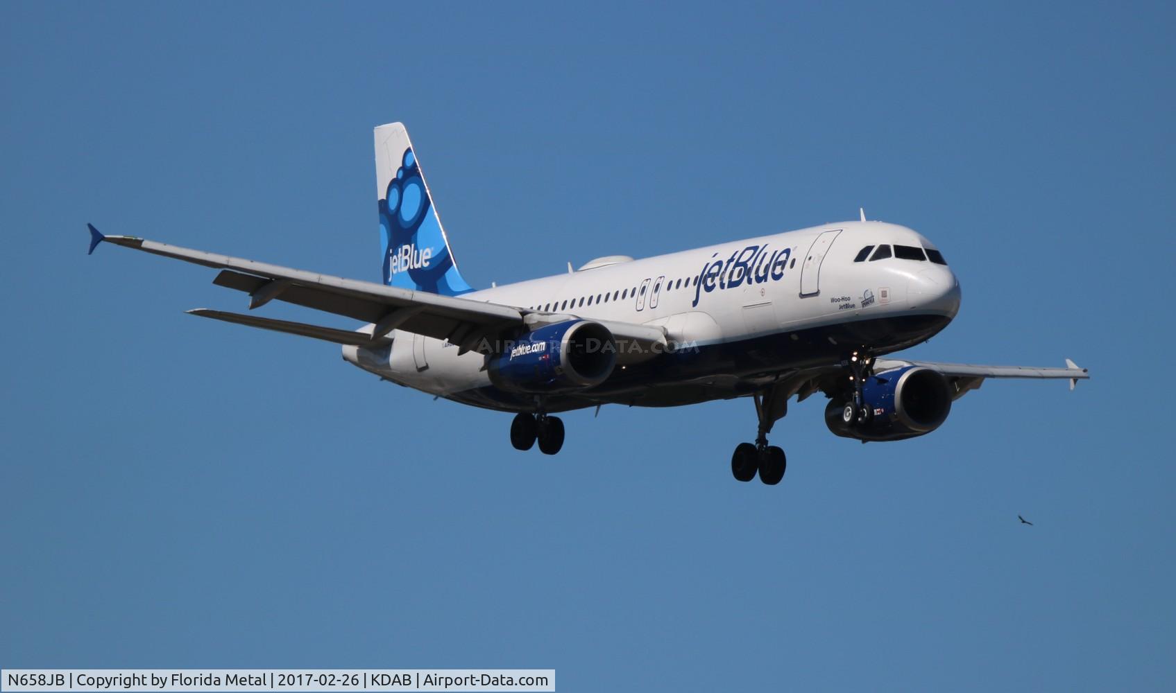 N658JB, 2007 Airbus A320-232 C/N 3150, DAB 2017