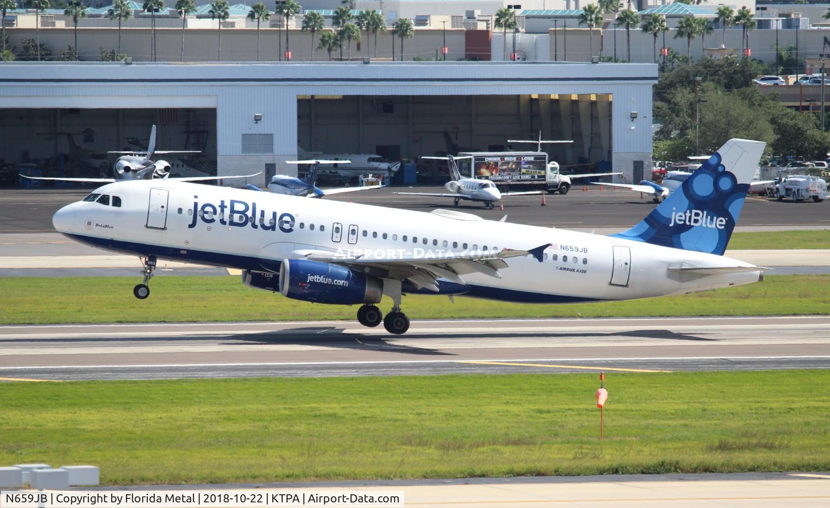 N659JB, 2007 Airbus A320-232 C/N 3190, TPA 2018