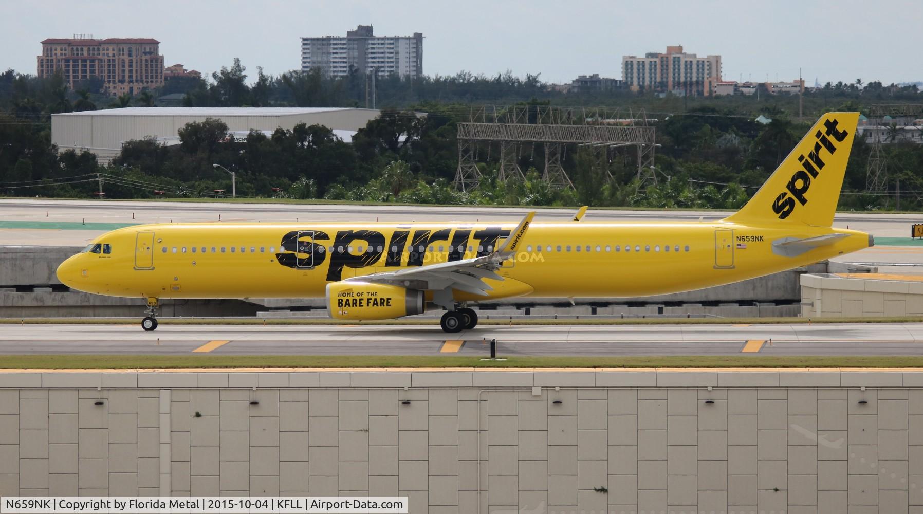 N659NK, 2015 Airbus A321-231 C/N 6770, FLL 2015