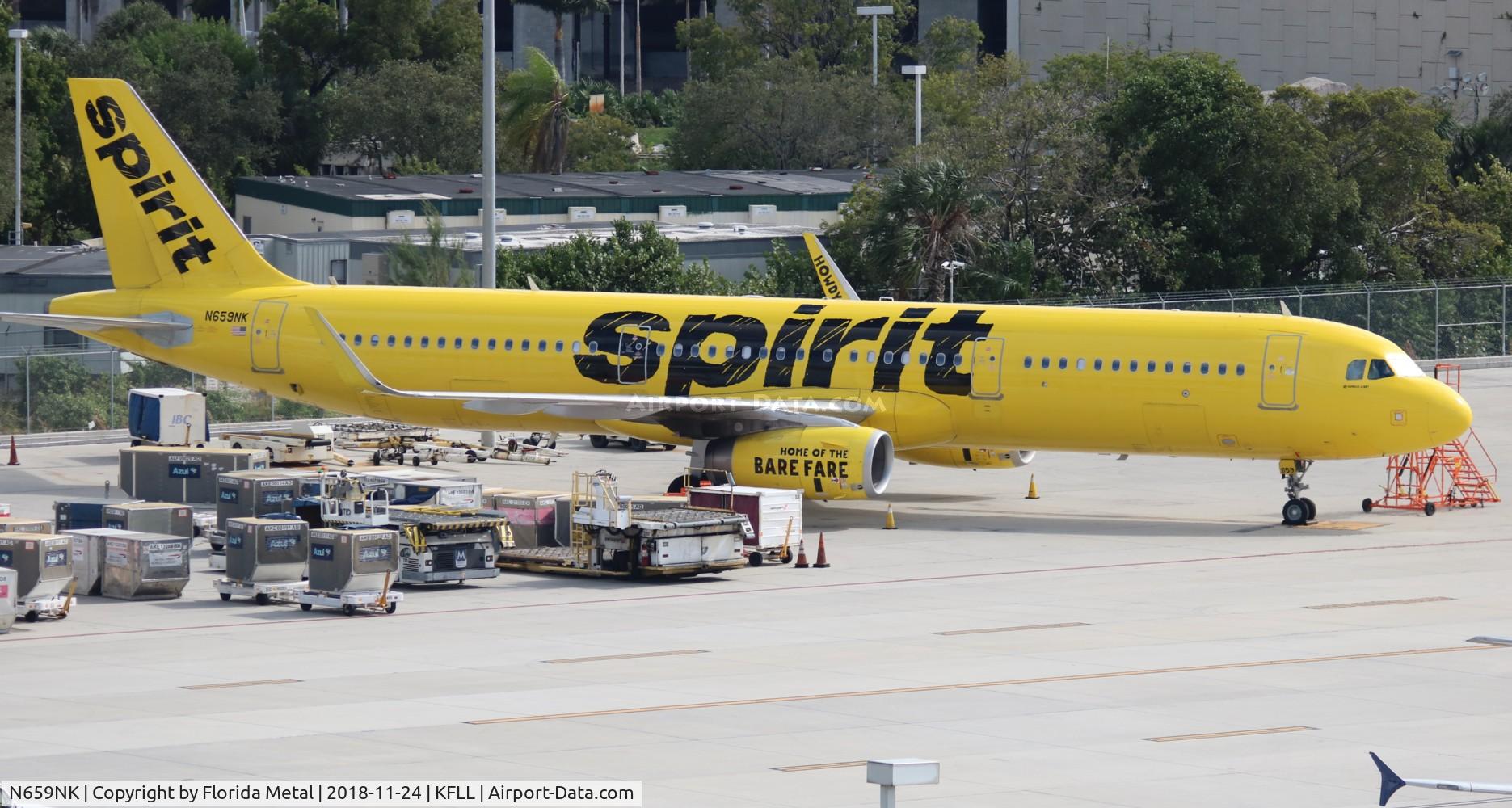 N659NK, 2015 Airbus A321-231 C/N 6770, FLL 2018