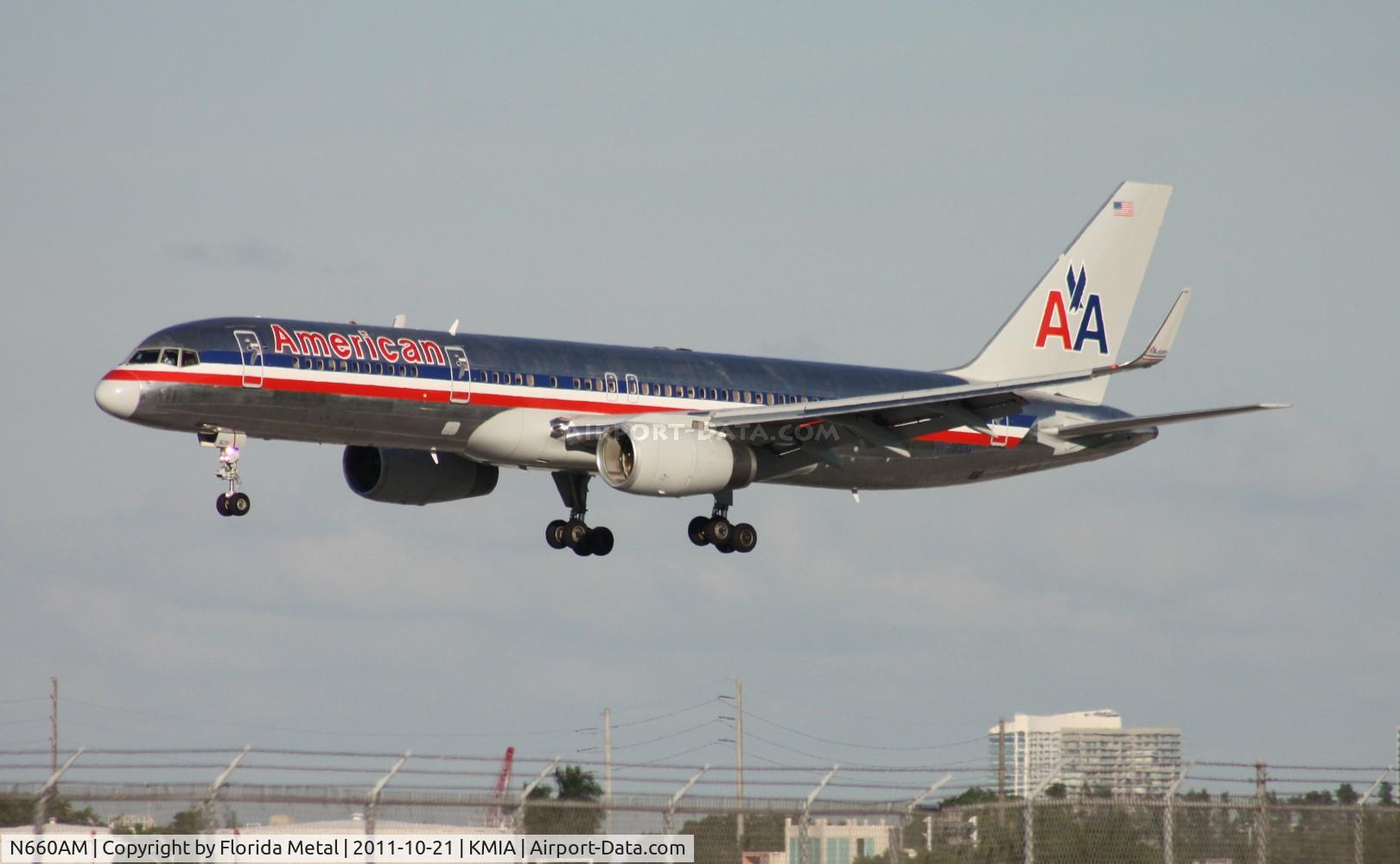 N660AM, 1992 Boeing 757-223 C/N 25294, MIA 2011